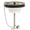 Image de Bonde d’évier PVC D60 70l/min avec bouchon-chaînette - VALENTIN - 00 701100 000 00