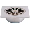 Image de Siphon de sol pour douche ABS chromée 140 x 140mm avec grille - VALENTIN - 00 462300 000 00