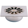 Image de Siphon de sol pour douche ABS chromée 140 x 140 mm avec grille VALENTIN 00 462300 000 00