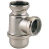 Image de Mini siphon de lavabo sortie D32 laiton nickelé mat VALENTIN 00 150300 008 00
