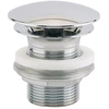 Image de Bonde de lavabo champignon laiton chromée H60 33 x 42 VALENTIN 00 122500 000 00