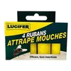Image de Ruban attrape-mouches LUCIFER sans insecticide Lot de 4 moustiques guêpes