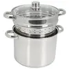 Image de Crealys 504626 cuit pâtes 8 l + couvercle verre diamètre : 24 cm