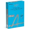 Image de Ramette 500 Feuilles Vives 80g A4 - Bleu Mer