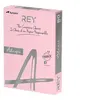 Image de Rey Adagio - Lisse - 104 micromètres - rose - A4 (210 x 297 mm) - 80 g/m² - 500 feuille(s) ramette - papier pour reprographie (pack de 5)
