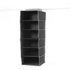 Image de RANGEMENT & CIE RAN6275 ETAGÈRE SOUPLE POUR PULLS PEVA NOIR