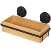 Image de Petite àtagère à Ventouse Bambou Naturel Et Métal