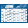 Image de Calendrier Annuel Horizontal - 65 X 43 Cm - 13 Mois - Bleu