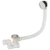 Image de Wirquin sp5603 vidage de baignoire à câble avec siphon chrome