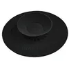 Image de Bouchon/filtre 2-en-1 WIRQUIN Uppy 110 mm silicone noir pour évier lavabo baignoire