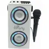 Image de Lexibook BTP180Z Enceinte portable Bluetooth iParty avec microphone, chaîne stéréo, effets lumineux