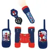 Image de Lexibook Set d'aventure Spiderman avec 2 talkies-walkies d'une portée maximale de 120 m, jumelles, lampe de (0.12 km), Talkie walkie, Multicolore
