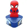 Image de Spiderman Port USB - Enceinte sans fil Bluetooth lumiere multicolore - Bleu