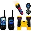 Image de Lexibook Set d'aventure Batman avec 2 talkies-walkies d'une portée maximale de 120 m, jumelles, lampe de (0.12 km), Talkie walkie, Multicolore