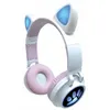 Image de Casque audio sans fil pour enfant Bluetooth Lexibook avec oreilles de chat Rose et Blanc