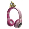 Image de Casque lumineux pliable Bluetooth et filaire Princesses Disney avec limitation du volume