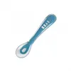 Image de Cuillère 2ème âge silicone Bleu