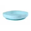 Image de Assiette silicone ventouse light blue - beaba