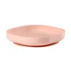 Image de Assiette silicone ventouse light pink - beaba