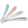 Image de Lot de 4 cuillères 1er âge silicone Eucalyptus/Bleu/Rose/Gris