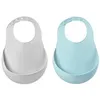 Image de Lot de 2 bavoirs silicone Bleu clair/Gris