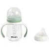 Image de Biberon d'apprentissage 2 en 1 - 210ml Vert sauge