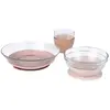 Image de Beaba, Vaisselle + couverts pour enfants, Geschirrset Glas BEABAxDURALEX Zuckerwatte