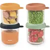 Image de Beaba, Récipients à nourriture pour bébés, Set de portions en verre