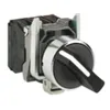 Image de Bouton de commande Harmony XB4 - tournant - 1F + 1O - Ø22 - noir