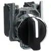 Image de Schneider Electric Sélecteur 22mm 2S, Bouton + interrupteur, Noir