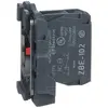Image de Schneider Electric Bloc de contact avec manchette de fixation 1NC, Bouton + interrupteur