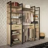 Image de Dressing ouvert avec étagères et tiroirs bois clair - DR119