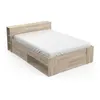Image de Lit rangement Dana CAMIF 140 x 190 cm Chêne