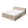 Image de Lit rangement Dana CAMIF 160 x 200 cm Chêne