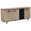 Image de Buffet bas Bruce 3 portes 3 niches