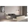 Image de Lit Double en bois "Michigan" - 160 x 200 cm - Marron