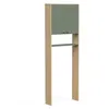 Image de Colonne sanitaire / WC - Vert et chene - 2 portes - L64 x P20 x H186 cm - ELISA - DEMEYERE