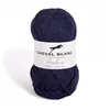 Image de Coton et bambou à tricoter AMBRE - Cheval Blanc(...) - 094 Bleu