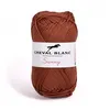 Image de Pelote de coton à tricoter SUNNY UNI - Cheval blanc - PPSC(...) - 151 Marron