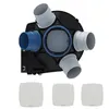 Image de Kit VMC simple flux autoréglable à détection d'humidité Agalina