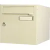 Image de Boîte aux lettres normalisée 1 porte extérieur RENZ acier beige brillant