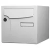Image de Boîte aux lettres normalisée 1 porte extérieur RENZ acier blanc brillant