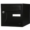 Image de Boîte aux lettres normalisée 2 portes extérieur RENZ acier noir mat