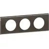 Image de Plaque Céliane 3 Postes Finition Black Nickel