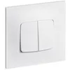 Image de Double bouton poussoir 6A complet - Neptune - blanc - Legrand