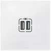 Image de Double chargeur USB Type A 2,4A 12W - Neptune - blanc - Legrand