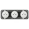 Image de Triple prise de courant Dooxie - 2P+T Surface - 16A - Blanc