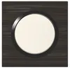 Image de Plaque carrée monobloc Dooxie - 1 poste- Effet bois ébène