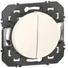 Image de Legrand - Interrupteur va et vient 10A + poussoir 6A - Dooxie - blanc
