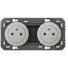 Image de Legrand - Prise surface 2P+T 16A Dooxie - aluminium